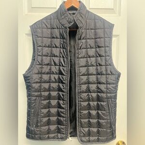 Men's Black Quilted Vest